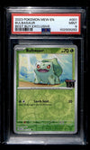 Balbasaur Stamped Reverse 151 001/165, PSA 9 Pokemon Card