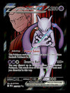 Team Rocket's Mewtwo ex Secret Rare Destined Rivals 213/182, NM Pokemon Card