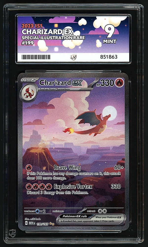 Charizard ex 151 Special Illustration Rare 199/165, ACE 9 Pokémon Card