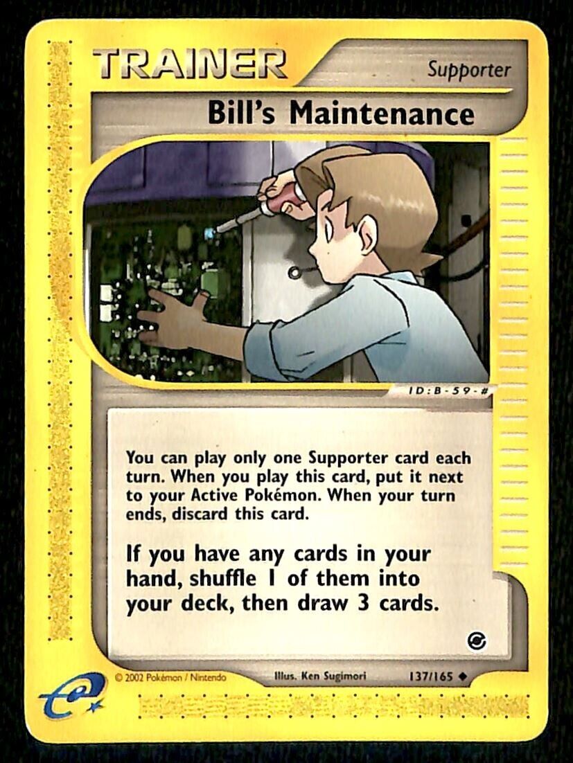 Bills Maintenance Expedition Base Set EX, 137/165 Pokemon Card