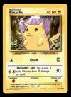 Pikachu Base Set 1999 Unlimited Print LP, 58/102 Pokemon Card.