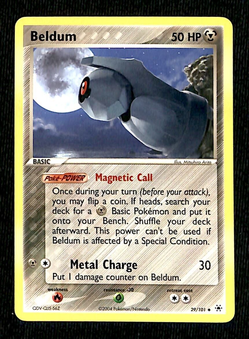 Beldum Hidden Legends NM, 29/101 Pokemon Card