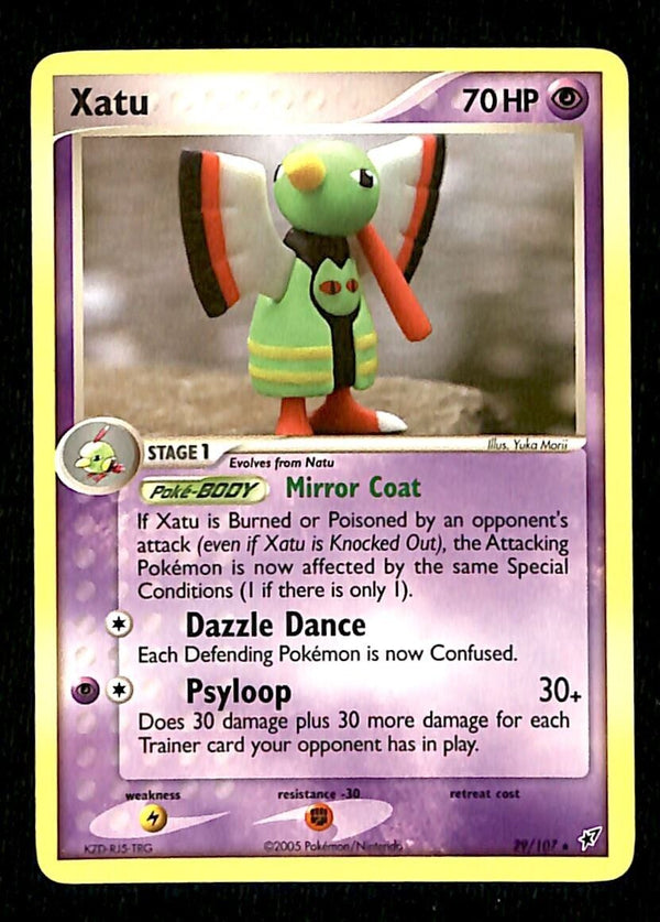 Xatu EX Deoxy NM, 29/107 Pokemon Card