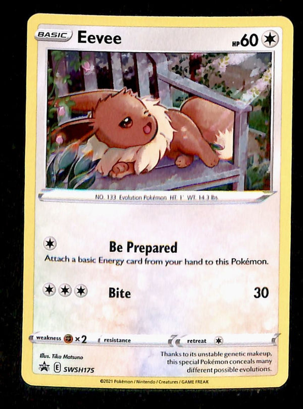 Eevee Holo Promo SWSH175, NM PokemonCard