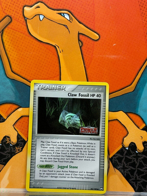 Claw Fossil HP 40 Reverse Holo Power Keepers NM, 84/108 Pokemon Card