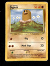 Diglett Base Set 1999 Unlimited Print VG, 47/102 Pokemon Card.