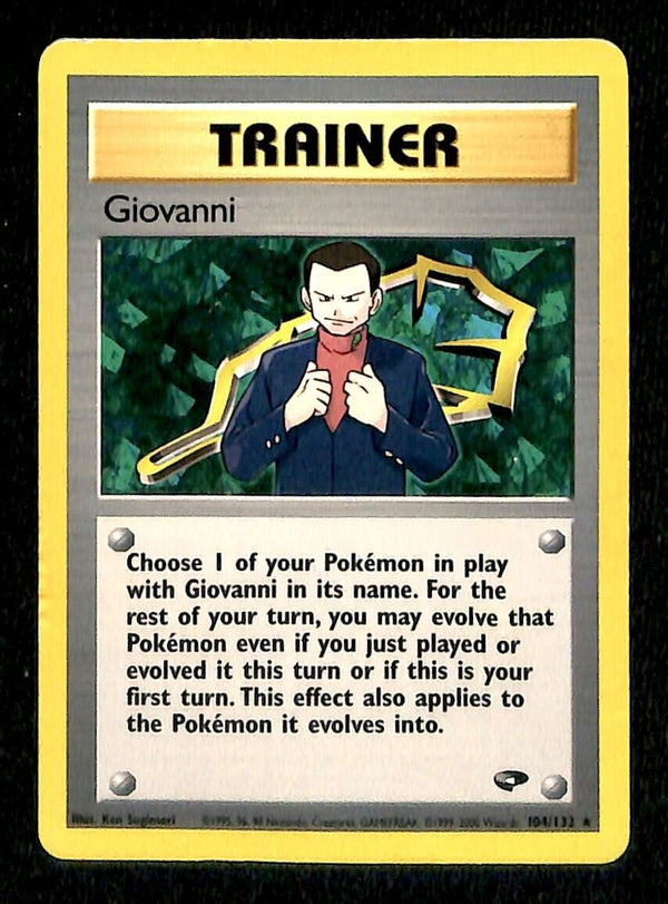 Giovanni Gym Challenge EX, 104/132 Pokemon Card