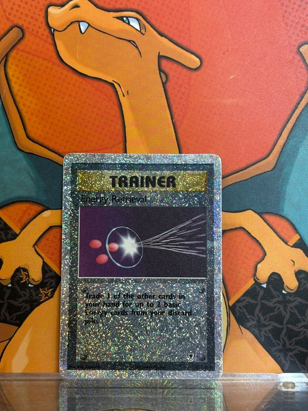 Energy Retrieval Reverse Holo Legendary Collection EX-NM, 107/110 Pokemon Card