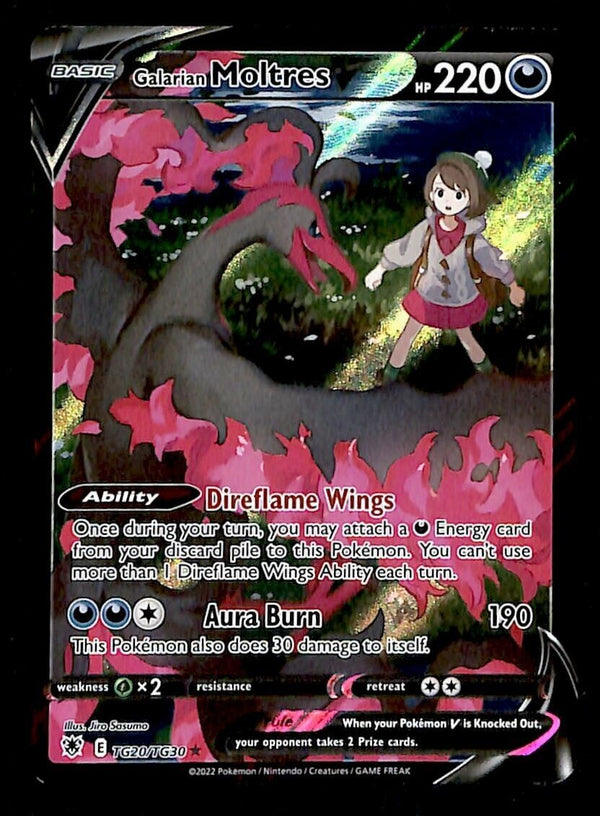 Moltres V Ultra Rare Astral Radiance TG20/TG30, NM Pokemon Card