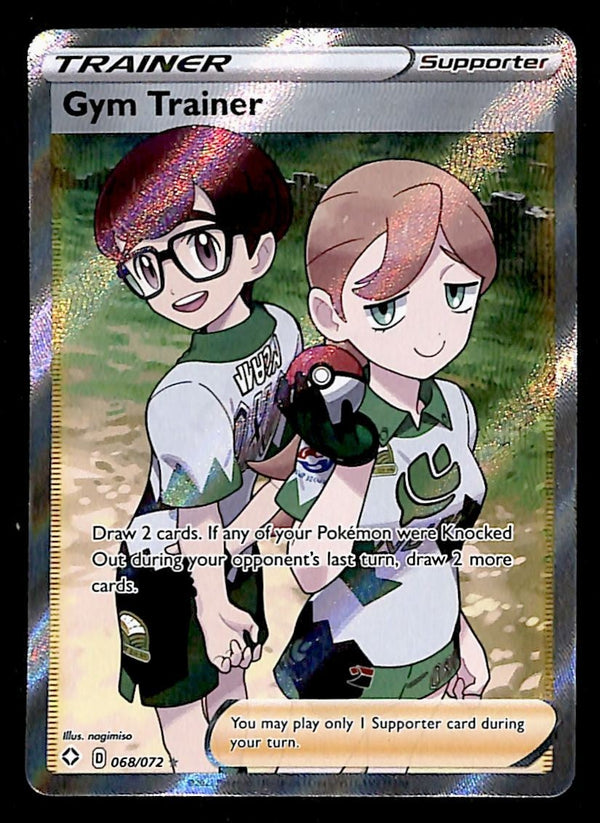 gym trainer pokemon card price Gym Trainer Full Art Shining Fates 068/072, NM Pokemon Card