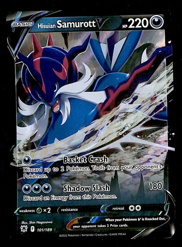Samurott V Astral Radiance 101/189, NM Pokemon Card