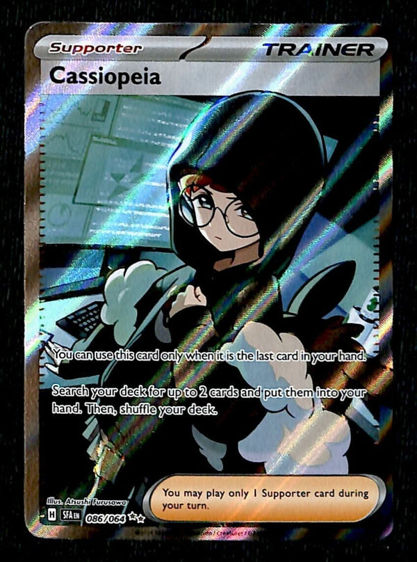 Cassiopeia Full Art Trainer Shrouded Fable 086/064, NM Pokemon Card Cassiopeia Full Art Trainer Shrouded Fable 086/064, NM Pokemon Card