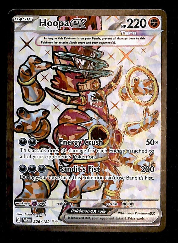 Hoopa ex Full Art Secret Rare Paradox Rift 226/182, NM Pokemon Card