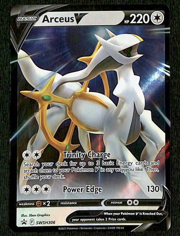 Arceus V Promo SWSH306, NM Pokemon Card