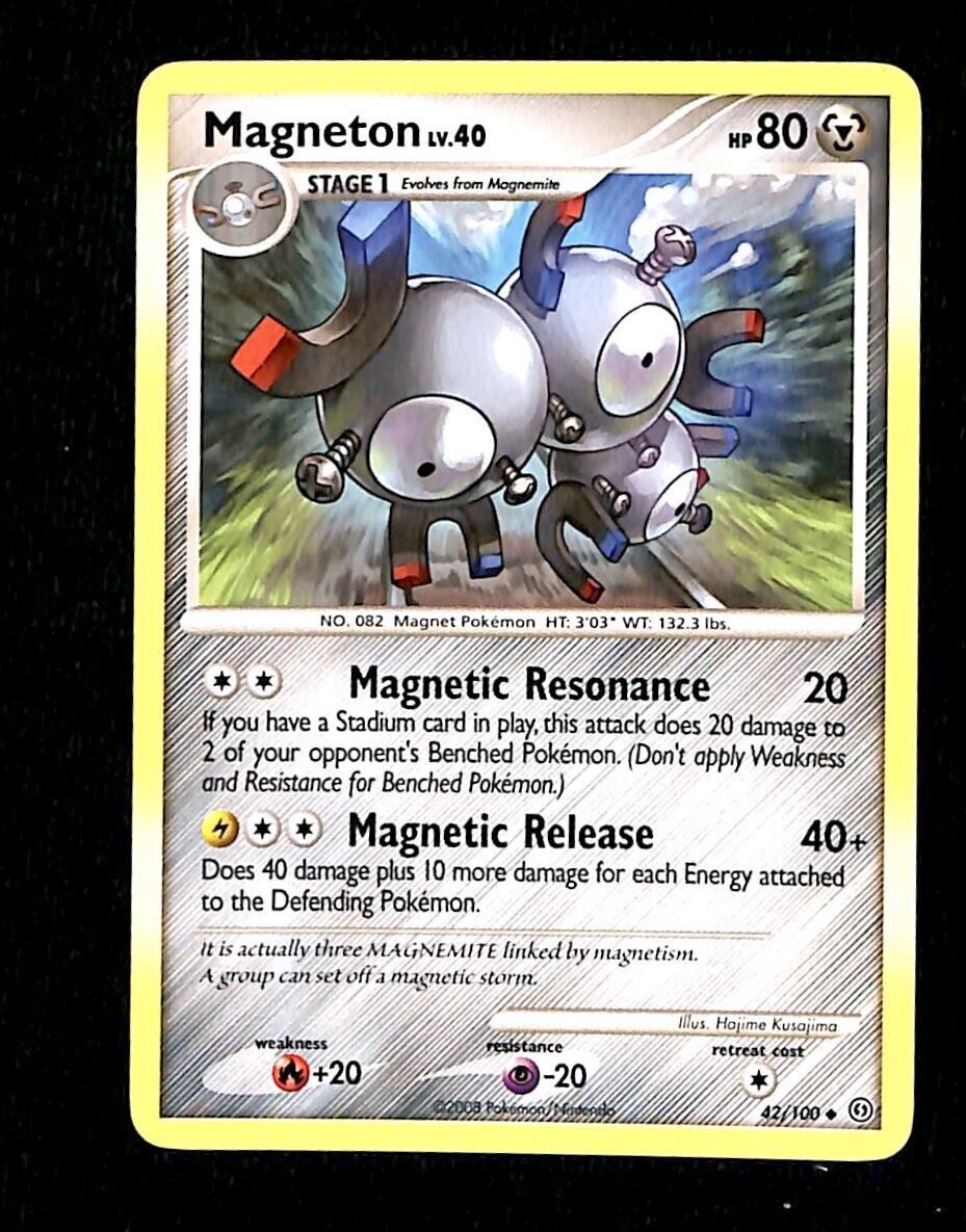 Magneton Stormfront NM, 42/100 Pokemon Card