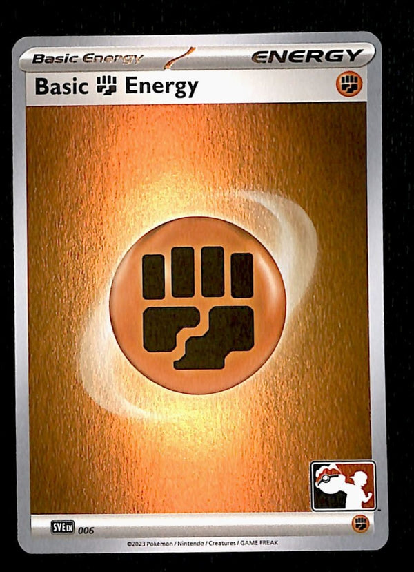 Fighting Energy Holo 2023 Play! Stamped SVE 006, NM Pokemon Card