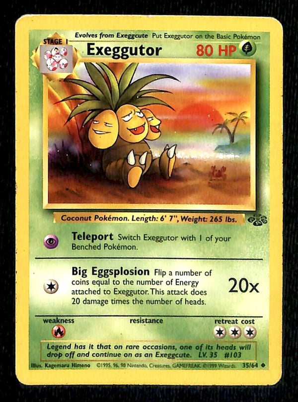 Exeggutor Jungle VG 35/64 Pokemon Card