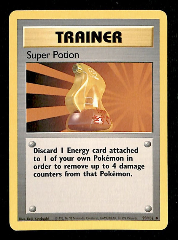 Super Potion Base Set 1999 Unlimited Print NM, 90/102 Pokemon Card.