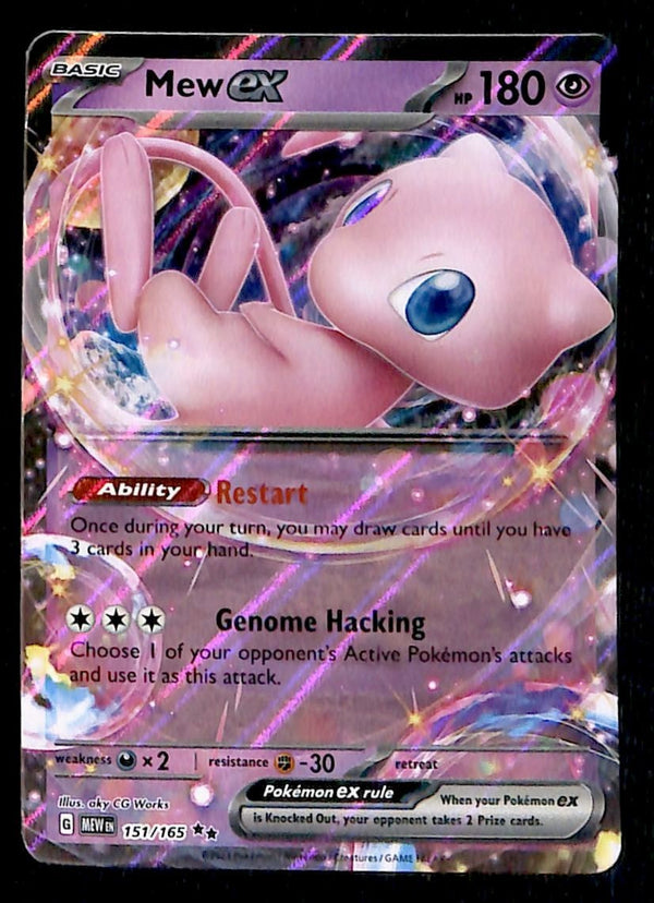 Mew Ex Scarlet & Violet 151 151/165, NM Pokemon Card