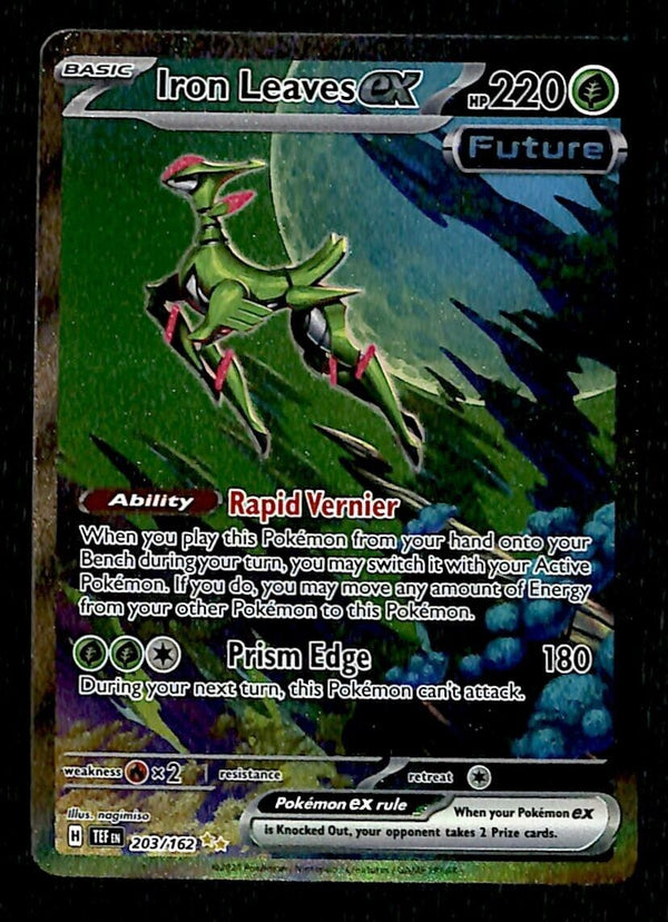 Iron Leaves EX Special Illustration Rare Temporal Forces 203/162 NM Po Iron Leaves EX Special Illustration Rare Temporal Forces 203/162 NM Po