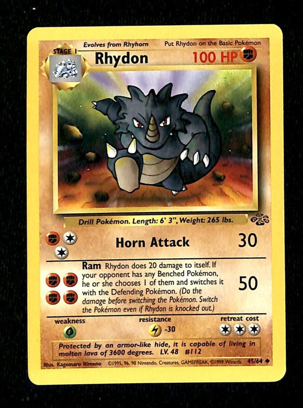 Rhydon Jungle NM, 45/64 Pokemon Card