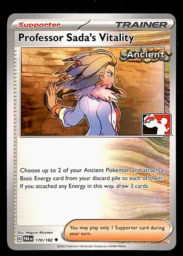 Professor Sada's Vitality Play! Stamped, Paradox Rift 170/182,NM Pokemon Card