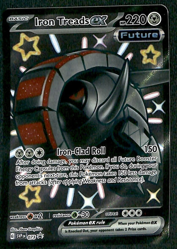 Iron Treads ex Promo SVP 073, NM Pokemon Card Iron Treads ex Promo SVP 073, NM Pokemon Card