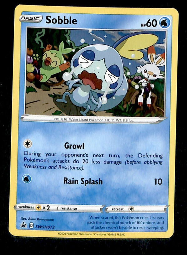 Sobble Holo Black Star Promo SWSH073, NM Pokemon Card