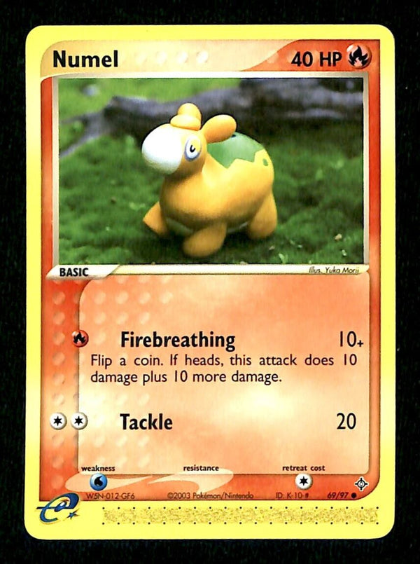 Numel EX Dragon NM, 69/97 Pokemon Card Numel EX Dragon NM, 69/97 Pokemon Card