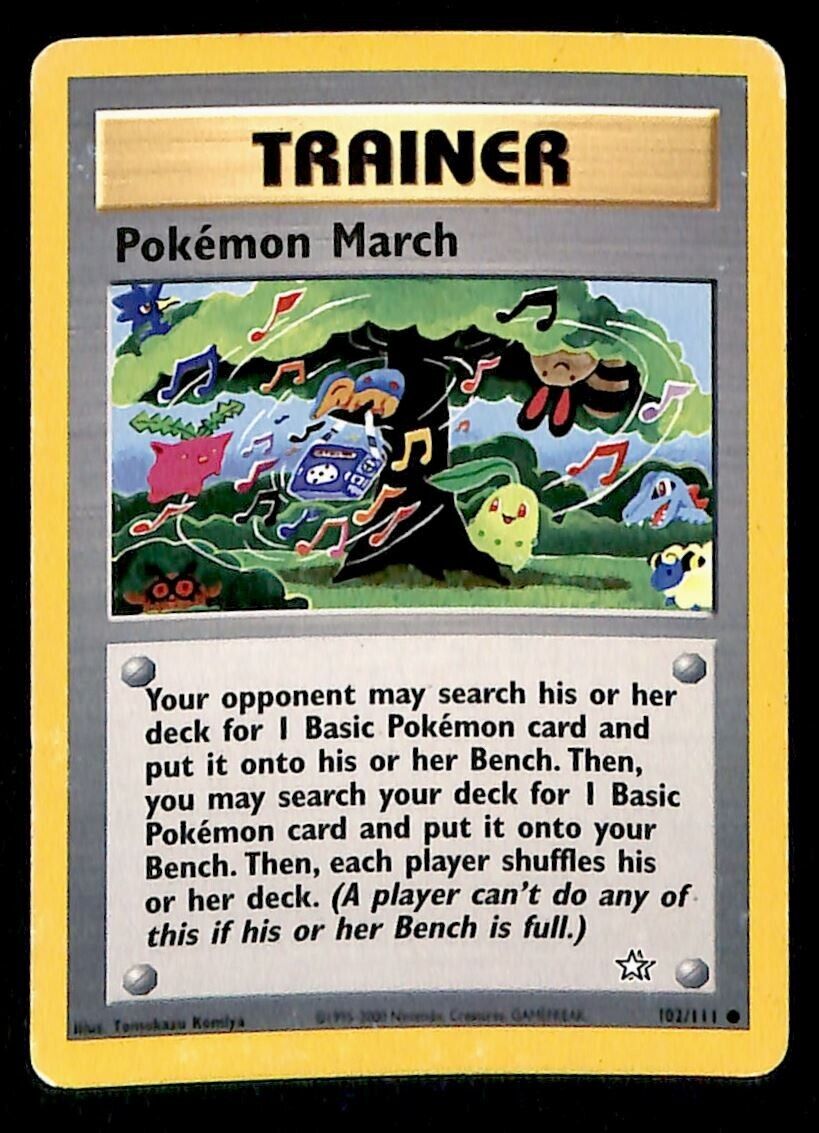 Pokemon March Neo Genesis VG 102/111 Pokemon Card