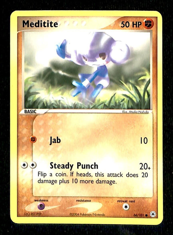Meditite Hidden Legends NM, 66/101 Pokemon Card Meditite Hidden Legends NM, 66/101 Pokemon Card