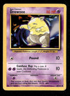 Drowzee Base Set 1999 Unlimited Print VG, 49/102 Pokemon Card.