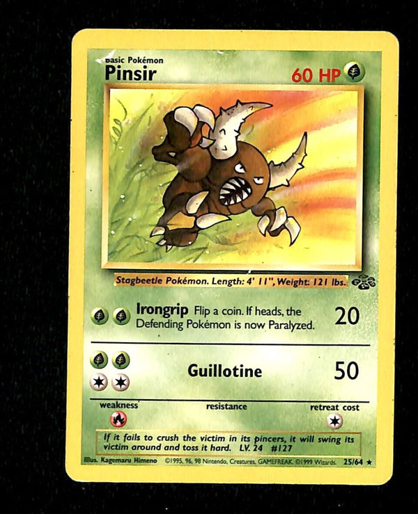 Pinsir Jungle VG, 25/64 Pokemon Card