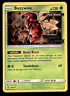 Buzzwole Holo Cosmic Eclipse Stamp Black Star Promo SM218, NM Pokemon Card