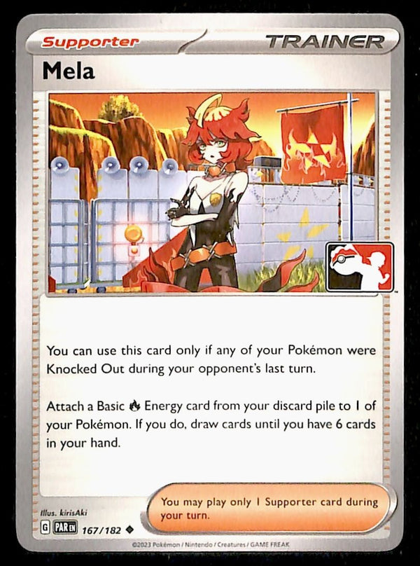 Mela Play! Stamped, Paradox Rift 167/182,NM Pokemon Card