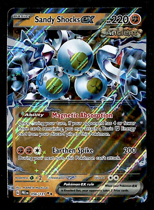 Sandy Shocks EX Ultra Rare Prismatic Evoloutions 056/131, NM Pokemon Card