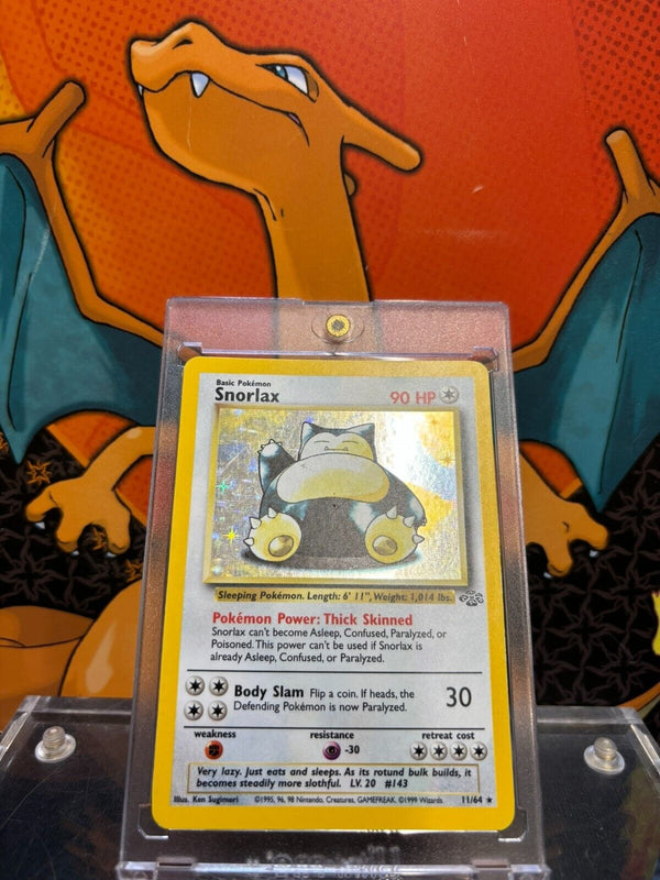 Snorlax Holo Jungle EX, 11/64 Pokemon Card