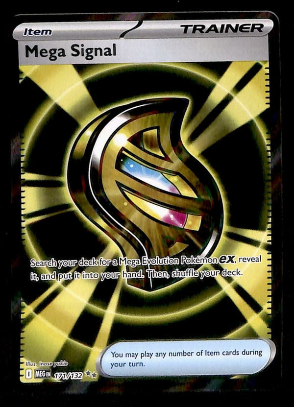 Mega Signal Full Art Mega Evolution MEG 171/132, NM Pokemon Card