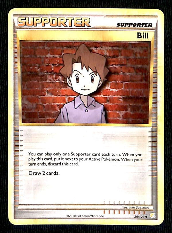 Bill Heartgold & Soulsilver NM, 89/123 Pokemon Card