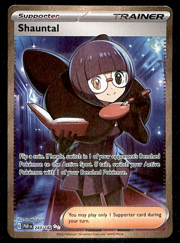 Shauntal Full Art Trainer Rare Paradox Rift 243/182, NM Pokemon Card