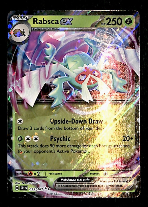 Rabsca ex Ultra Rare Destined Rivals NM, 025/182 Pokemon Card Rabsca ex Ultra Rare Destined Rivals NM, 025/182 Pokemon Card