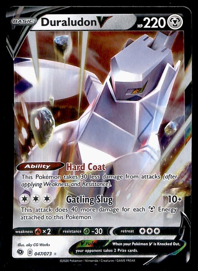 Duraludon V Ultra Rare Champions Path 047/073, NM Pokemon Card