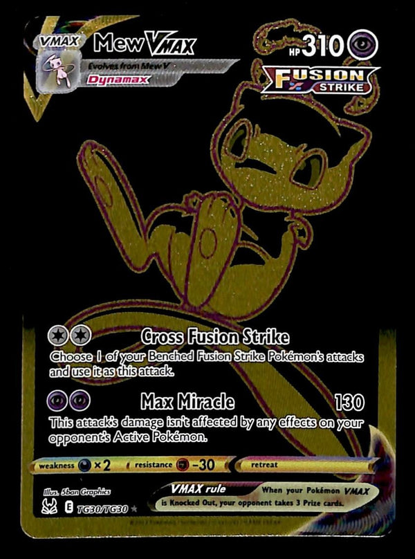 Mew Vmax Secret Trainer Gallery Lost Origin TG30/TG30, NM Pokemon Card