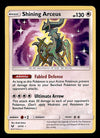 Shining Arceus Sun & Moon Shining Legands 57/73, NM Pokemon Card