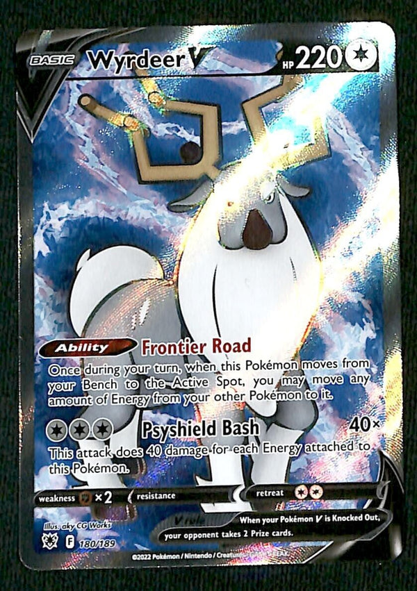 Wyrdeer V Full Art Astral Radiance 180/189, NM Pokemon Card Wyrdeer V Full Art Astral Radiance 180/189, NM Pokemon Card