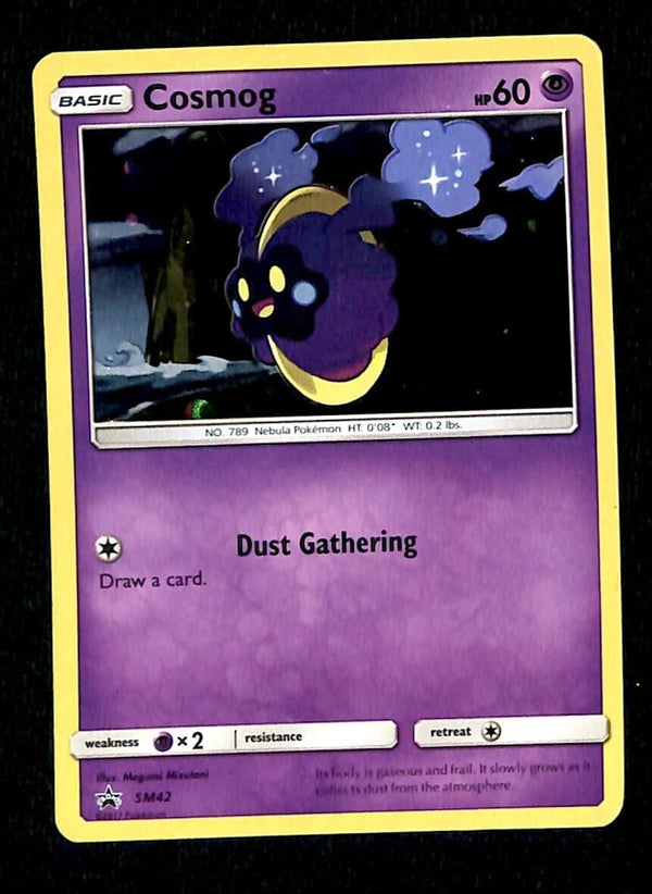 Cosmog Holo Black Star Promo SM42, EX Pokemon Card Cosmog Holo Black Star Promo SM42, EX Pokemon Card