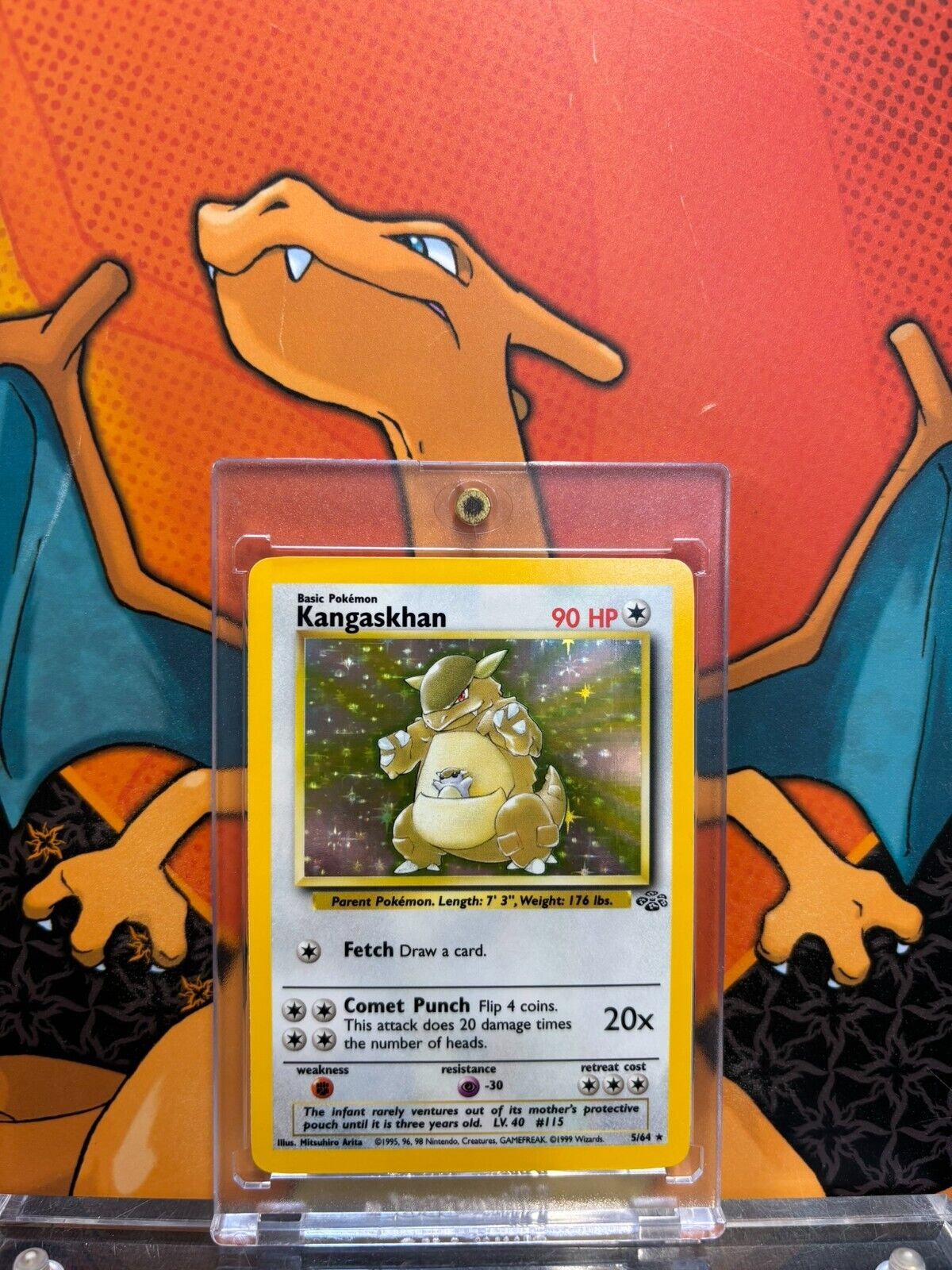 Kangaskhan Holo Jungle NM, 5/64 Pokemon Card