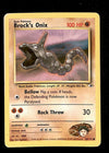 Brock's Onix Gym Heroes VG, 69/132 Pokemon Card.