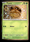 Pineco Shiny Rare Paldean Fates 099/091, NM Pokemon Card