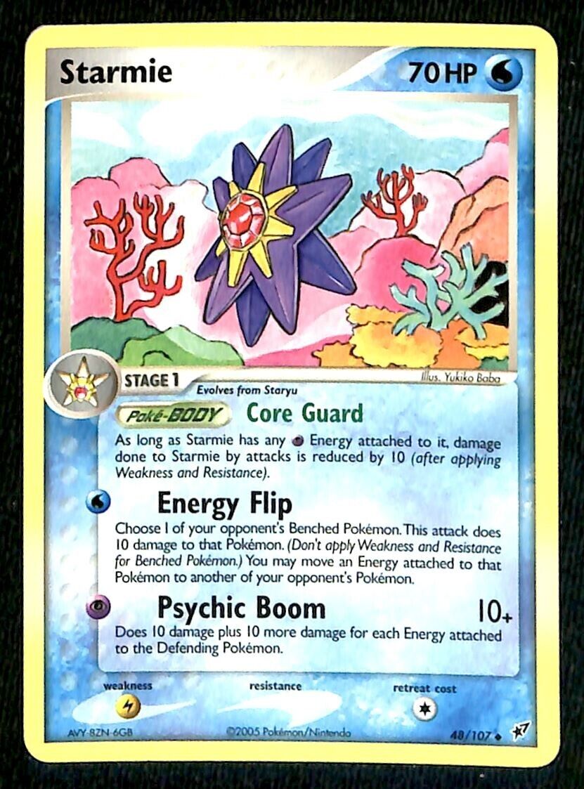 Starmie EX Deoxy NM, 48/107 Pokemon Card